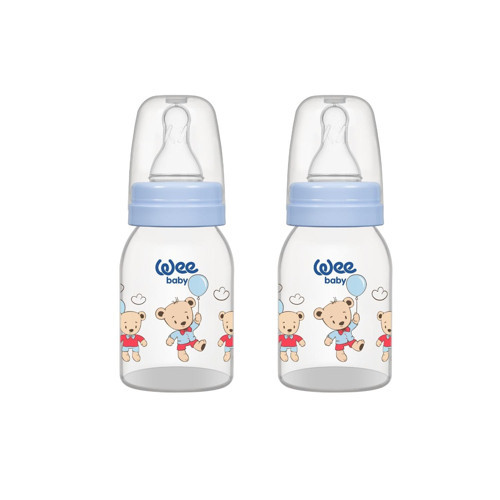 Klasik Pp Biberon 125 ml - Mavi (2'li Set)