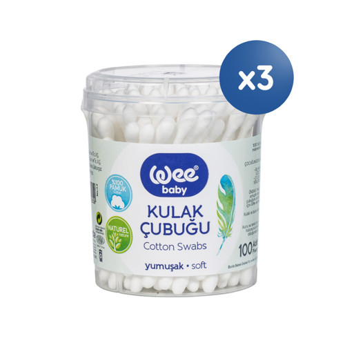 Kulak Temizleme Çubuğu Seti (100x3 300 Adet)