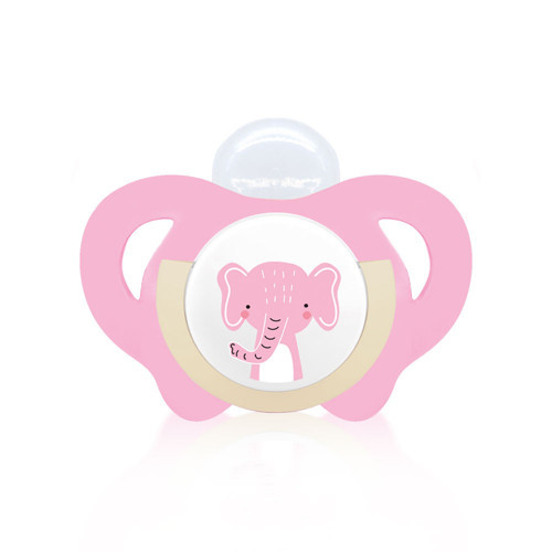 Safari Damaklı Silikon Emzik 6-18 Ay Pembe