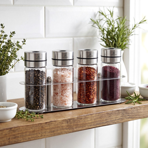 Steel Baharat Seti 5 Parça 90 ml