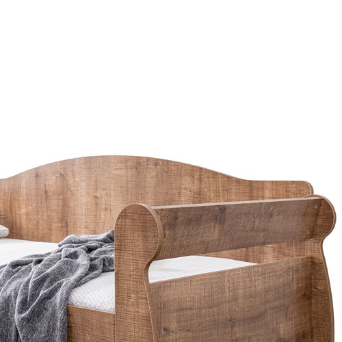 Yavrulu Karyola, Taht Yavrulu Yatak + 2 Adet Comfort Yatak Ceviz-90 x 200