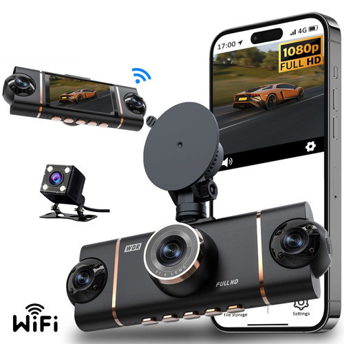 MPIA CC-69 4 Lens 3.16" IPS Ekran 5MP / Wi-Fi / TF Araç Kamerası