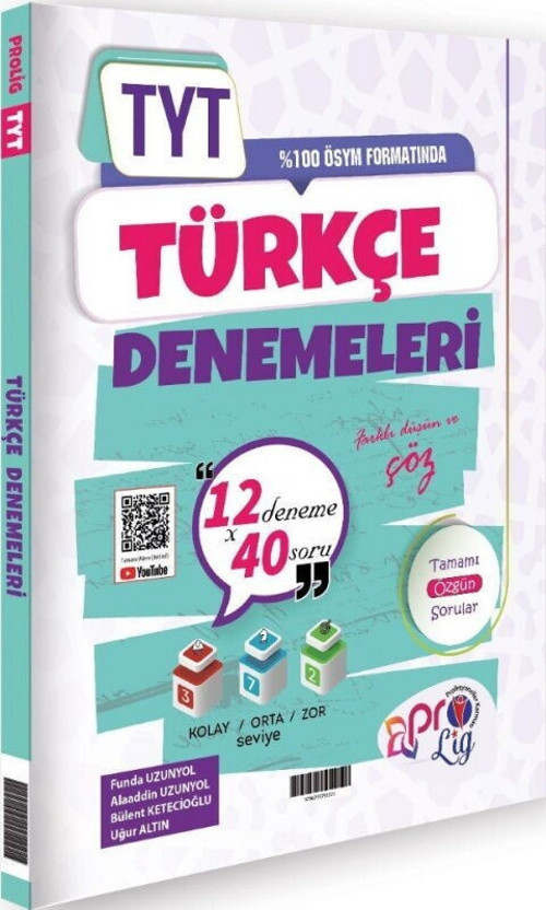 TYT Türkçe 12 x 40 Deneme Profesyoneller Karması