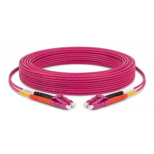 LC/PC-LC/PC Multimode OM4 Dupleks 10 Metre Fiber Patch Cord