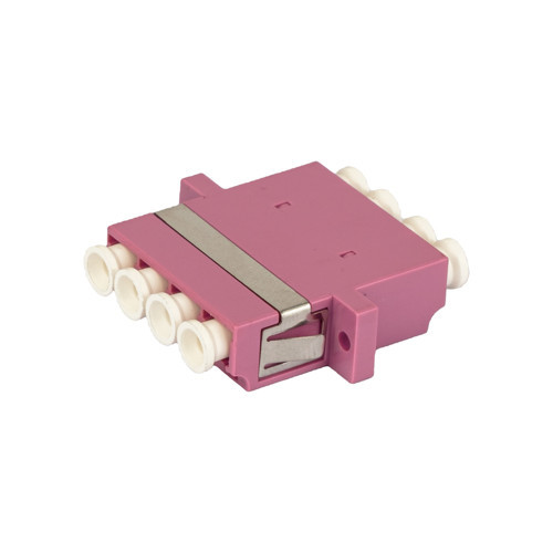 LC/PC Quad Multimode OM4 Fiber Optik Adaptör 1 Paket - 25 Adet