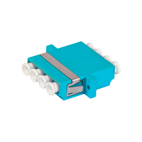LC/PC Quad Multimode OM3 Fiber Optik Adaptör 1 Paket - 25 Adet