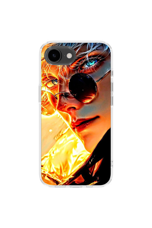 İphone 17E Uyumlu Baskılı Şeffaf Telefon Kılıfı | Koleksiyon: Abstract Color Splash