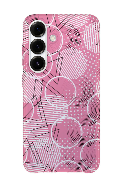 İphone 17E Uyumlu Baskılı Şeffaf Telefon Kılıfı | Koleksiyon: Abstract Color Splash