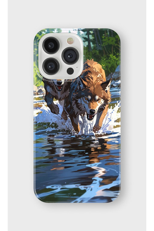 İphone 13 Pro Uyumlu Baskılı Şeffaf Telefon Kılıfı | Koleksiyon: Jungle Wildlife