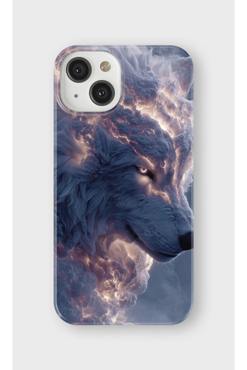 İphone 13 Mini Uyumlu Baskılı Şeffaf Telefon Kılıfı | Koleksiyon: Alpha Wolf