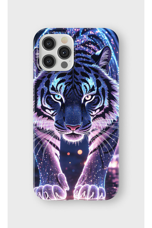 İphone 12 Pro Uyumlu Baskılı Şeffaf Telefon Kılıfı | Koleksiyon: Tiger Energy