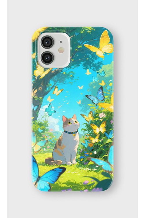 İphone 12 Mini Uyumlu Baskılı Şeffaf Telefon Kılıfı | Koleksiyon: Anime Animal Characters
