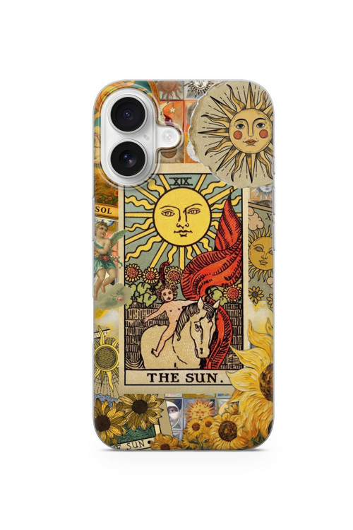 İphone 16 Plus Uyumlu Baskılı Şeffaf Telefon Kılıfı | Koleksiyon: Tarot Cards