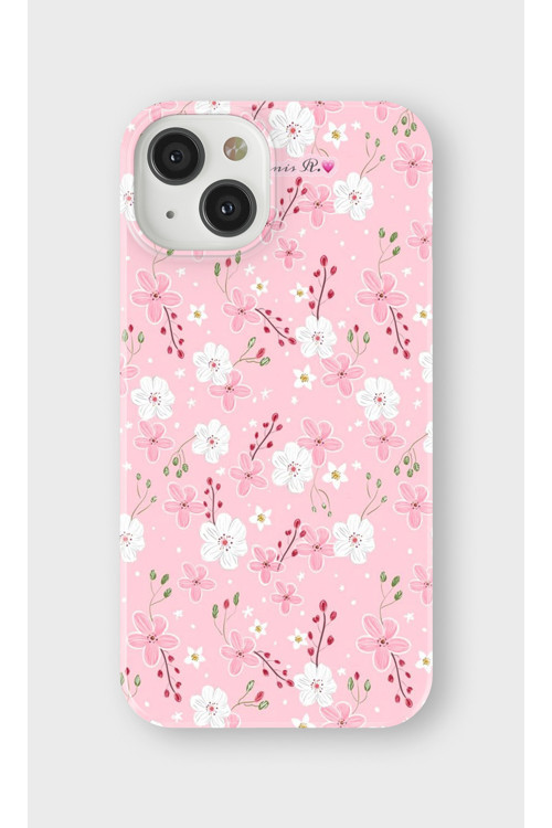 İphone 14 Plus Uyumlu Baskılı Şeffaf Telefon Kılıfı | Koleksiyon: Pink Aesthetic
