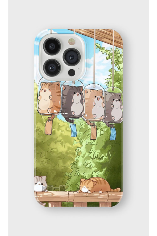 İphone 16 Pro Uyumlu Baskılı Şeffaf Telefon Kılıfı | Koleksiyon: Anime Animal Characters