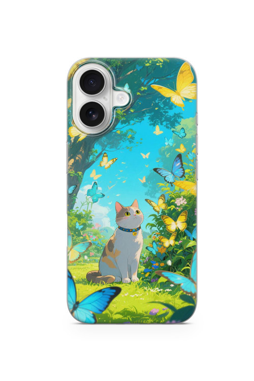 İphone 16 Plus Uyumlu Baskılı Şeffaf Telefon Kılıfı | Koleksiyon: Anime Animal Characters