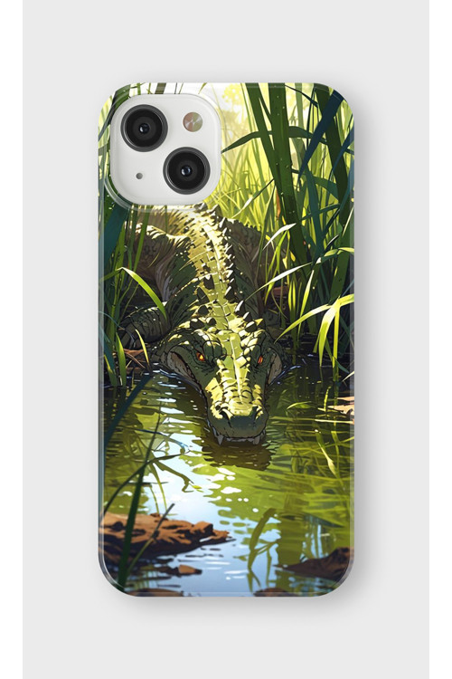 İphone 14 Plus Uyumlu Baskılı Şeffaf Telefon Kılıfı | Koleksiyon: Jungle Wildlife