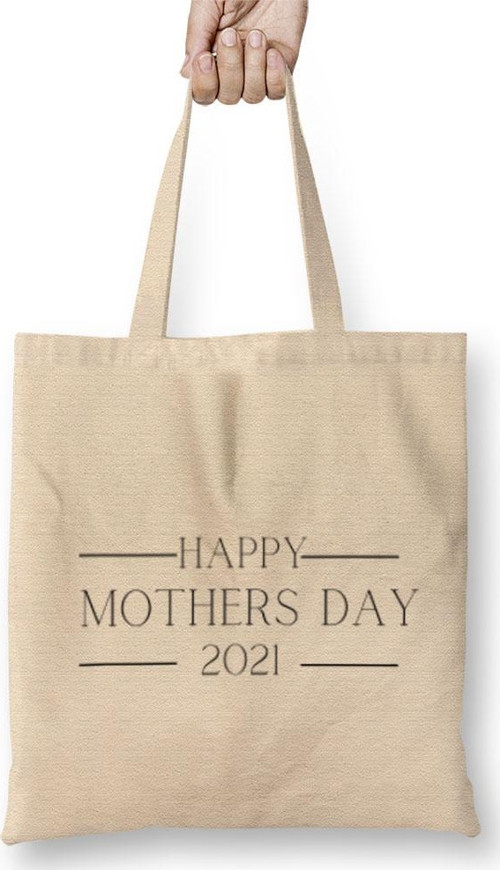 Happy Mothers Day 2021 Bez Çanta Uzun Saplı