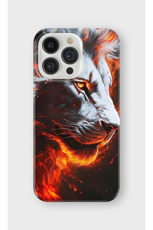 İphone 16 Pro Max Uyumlu Baskılı Şeffaf Telefon Kılıfı | Koleksiyon: Majestic Lion