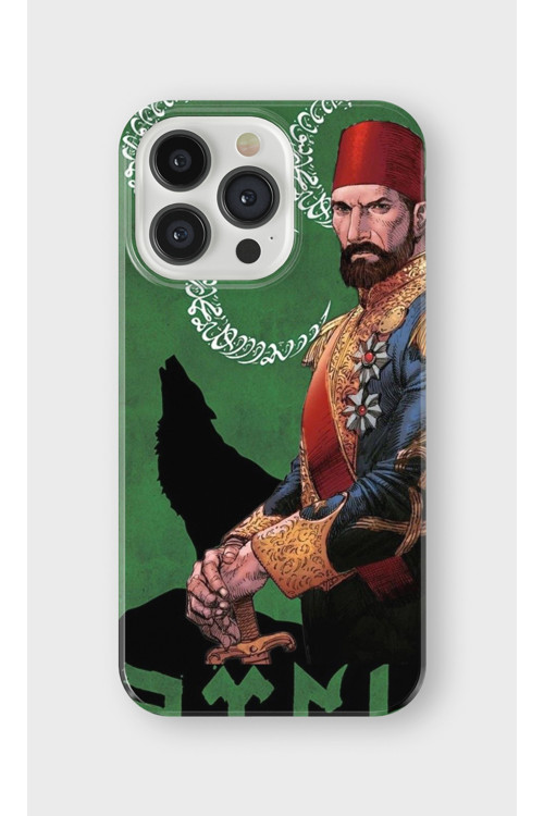 İphone 14 Pro Max Uyumlu Baskılı Şeffaf Telefon Kılıfı | Koleksiyon: Ottoman Tughra