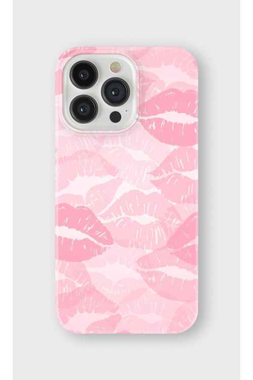 İphone 15 Pro Max Uyumlu Baskılı Şeffaf Telefon Kılıfı | Koleksiyon: Pink Aesthetic
