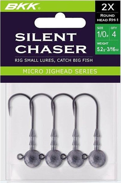 Silent Chaser- Round Head Jig Head 1/0 no 5.2 gr