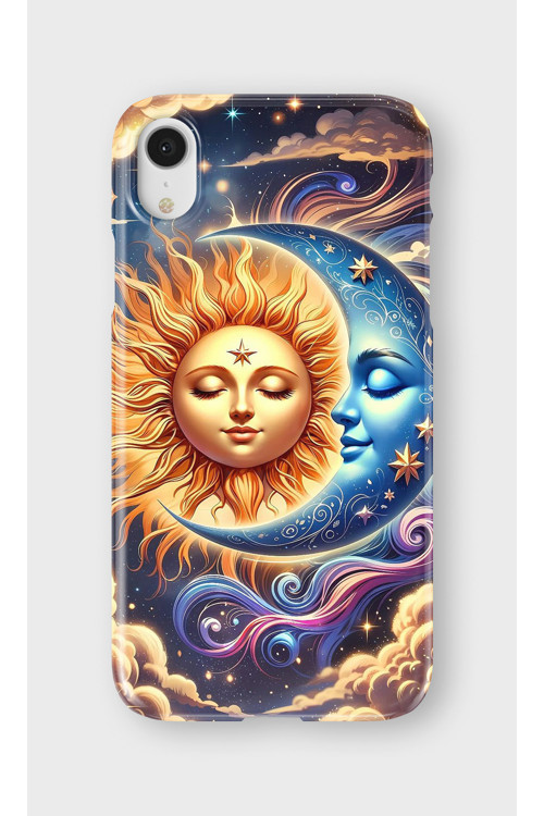 İphone Xr Uyumlu Baskılı Şeffaf Telefon Kılıfı | Koleksiyon: Moon Phases