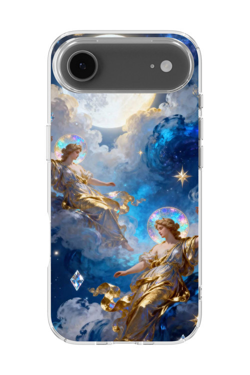 İphone 17 Air Uyumlu Baskılı Şeffaf Telefon Kılıfı | Koleksiyon: Angel And Spiritual