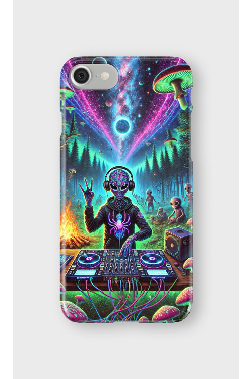 İphone Se Uyumlu Baskılı Şeffaf Telefon Kılıfı | Koleksiyon: Vaporwave Retro