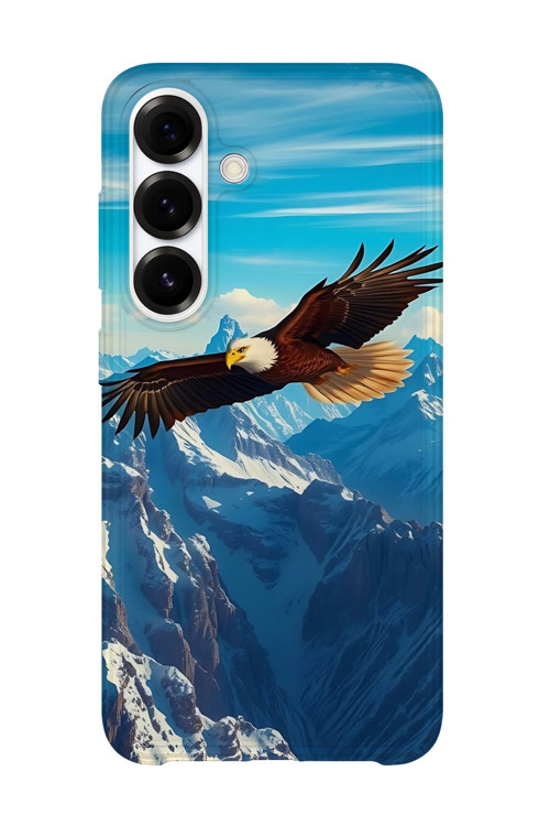 Samsung Galaxy A17 Uyumlu Baskılı Şeffaf Telefon Kılıfı | Koleksiyon: Freedom Eagle