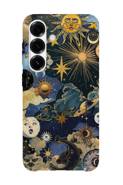Samsung Galaxy A05S Uyumlu Baskılı Şeffaf Telefon Kılıfı | Koleksiyon: Moon Phases