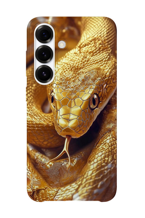 Samsung Galaxy A26 Uyumlu Baskılı Şeffaf Telefon Kılıfı | Koleksiyon: Aesthetic Snake