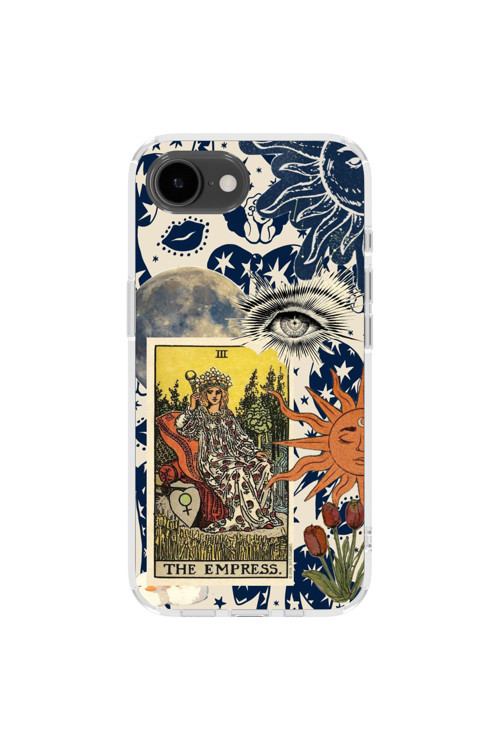 İphone 16E Uyumlu Baskılı Şeffaf Telefon Kılıfı | Koleksiyon: Tarot Cards