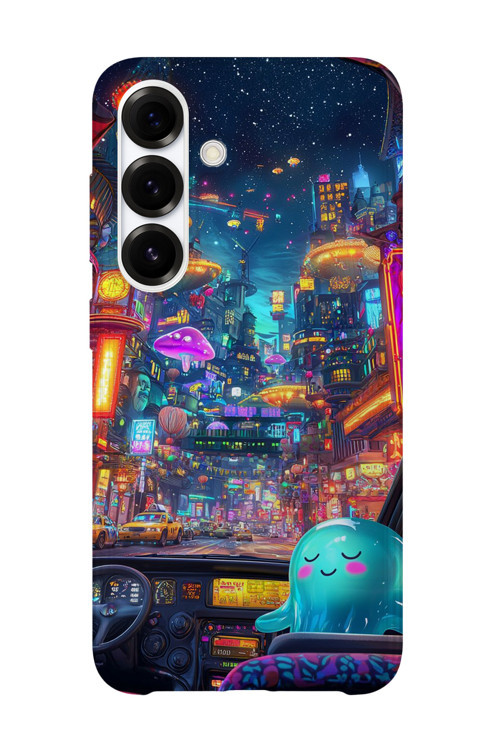Samsung Galaxy A16 Uyumlu Baskılı Şeffaf Telefon Kılıfı | Koleksiyon: Cyberpunk Theme