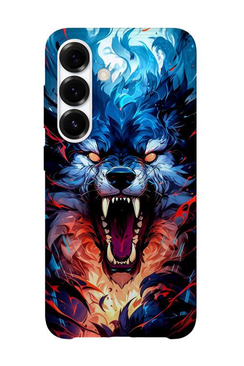 Samsung Galaxy A35 Uyumlu Baskılı Şeffaf Telefon Kılıfı | Koleksiyon: Alpha Wolf