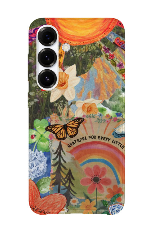 Samsung Galaxy A56 Uyumlu Baskılı Şeffaf Telefon Kılıfı | Koleksiyon: Boho Sun And Moon