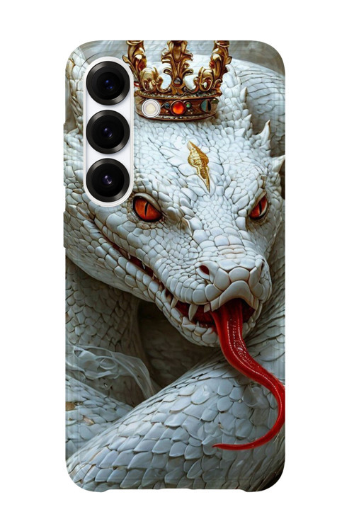Samsung Galaxy A15 Uyumlu Baskılı Şeffaf Telefon Kılıfı | Koleksiyon: Aesthetic Snake