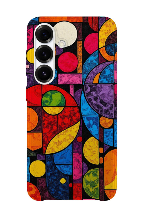 Samsung Galaxy A15 Uyumlu Baskılı Şeffaf Telefon Kılıfı | Koleksiyon: Psychedelic Art