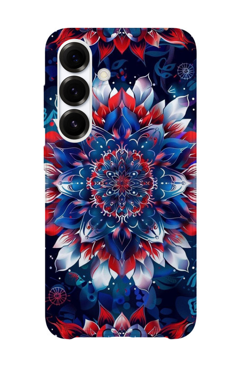 Samsung Galaxy A15 Uyumlu Baskılı Şeffaf Telefon Kılıfı | Koleksiyon: Mandala Art