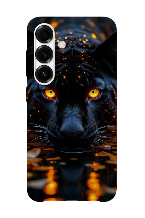 Samsung Galaxy A26 Uyumlu Baskılı Şeffaf Telefon Kılıfı | Koleksiyon: Minimal Black Panther