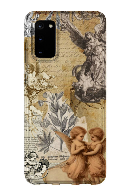 Samsung Galaxy S20 Fe Uyumlu Baskılı Şeffaf Telefon Kılıfı | Koleksiyon: Angel And Spiritual