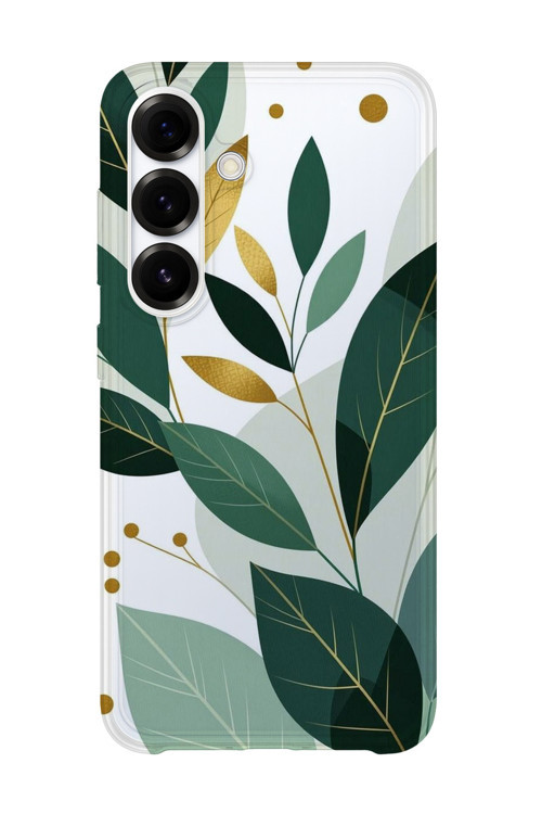 Samsung Galaxy A26 Uyumlu Baskılı Şeffaf Telefon Kılıfı | Koleksiyon: Minimal Floral Line Art