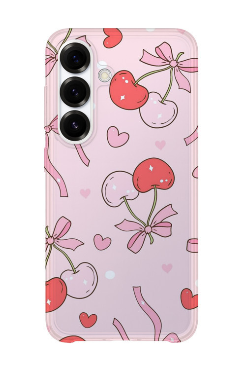Samsung Galaxy A17 Uyumlu Baskılı Şeffaf Telefon Kılıfı | Koleksiyon: Pink Aesthetic