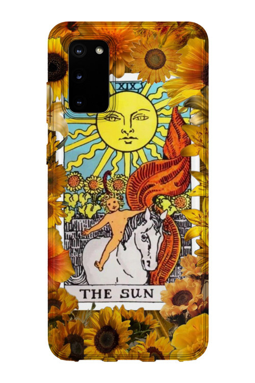 Samsung Galaxy S20 Fe Uyumlu Baskılı Şeffaf Telefon Kılıfı | Koleksiyon: Tarot Cards