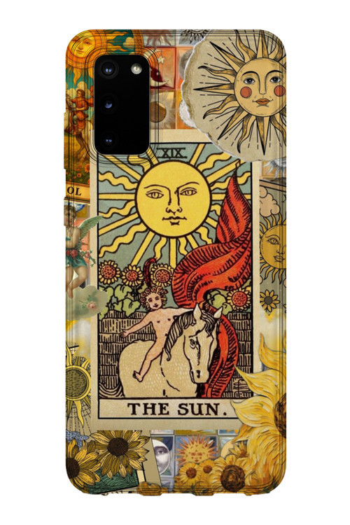 Samsung Galaxy S20 Fe Uyumlu Baskılı Şeffaf Telefon Kılıfı | Koleksiyon: Tarot Cards