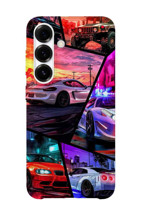 Samsung Galaxy A35 Uyumlu Baskılı Şeffaf Telefon Kılıfı | Koleksiyon: Automobile Life Style