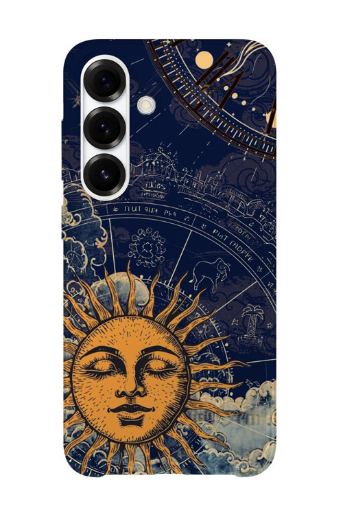 Samsung Galaxy A54 Uyumlu Baskılı Şeffaf Telefon Kılıfı | Koleksiyon: Moon Phases