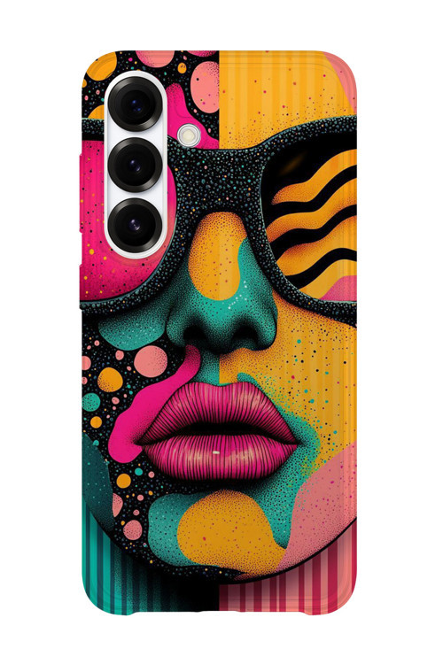 Samsung Galaxy A17 Uyumlu Baskılı Şeffaf Telefon Kılıfı | Koleksiyon: Psychedelic Art