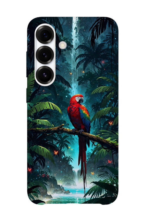 Samsung Galaxy A34 Uyumlu Baskılı Şeffaf Telefon Kılıfı | Koleksiyon: Jungle Wildlife