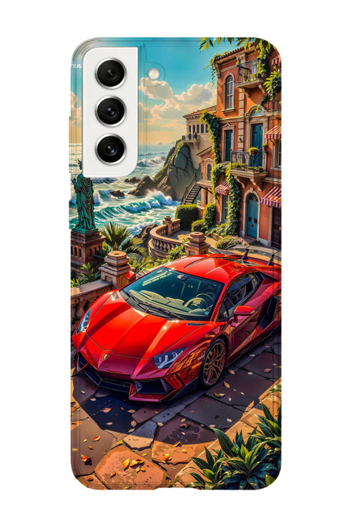 Samsung Galaxy S21 Fe Uyumlu Baskılı Şeffaf Telefon Kılıfı | Koleksiyon: Automobile Life Style